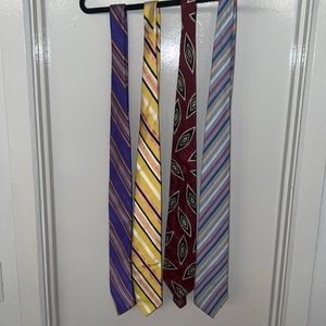 Lot of 4 ties. MSRP $455